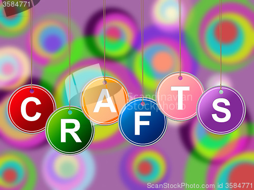 Image of Craft Crafts Indicates Artistic Designing And Drawing