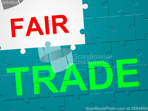 Image of Fair Trade Represents Exporting Buy And Product