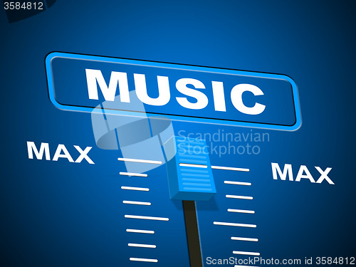 Image of Equaliser Music Shows Sound Track And Amplifier