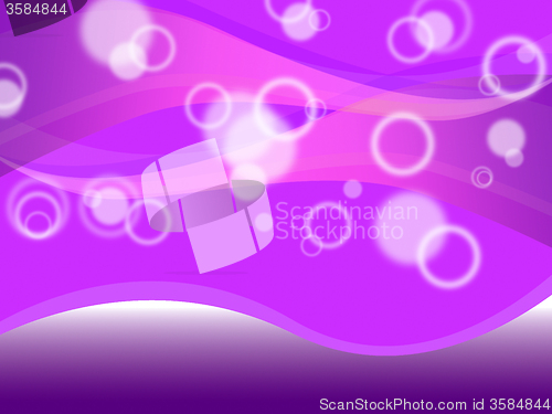 Image of Purple Bubbles Background Means Circular And Waves\r