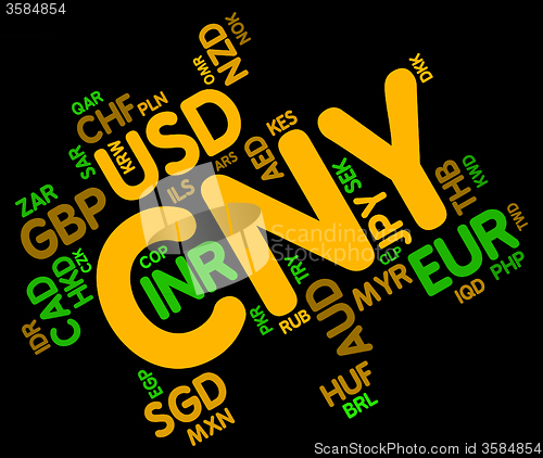 Image of Cny Currency Means Forex Trading And China