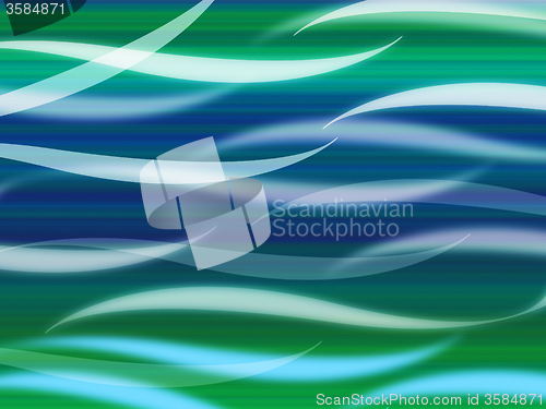 Image of Sea Waves Background Means Curvy Light Ripples\r