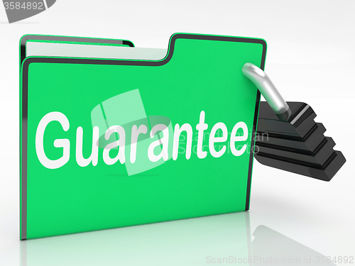 Image of Guarantee Security Shows Private Privacy And Warranteed