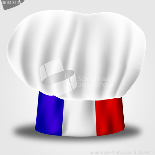 Image of France Chef Shows Cooking In Kitchen And Euro