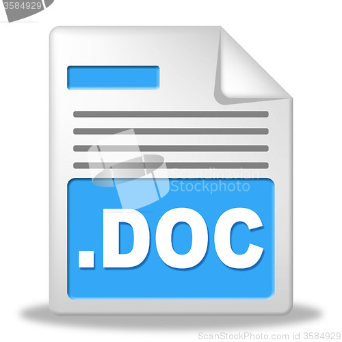Image of Document File Represents Archives Correspondence And Folders