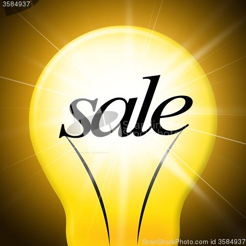 Image of Savings Sale Indicates Clearance Wealthy And Increase