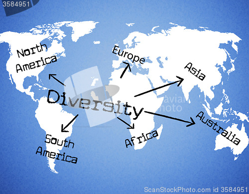 Image of World Diversity Shows Mixed Bag And Range