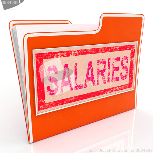Image of File Salaries Means Business Pay And Wage