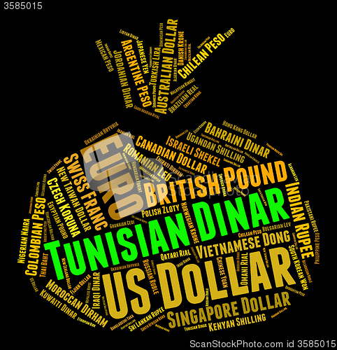 Image of Tunisian Dinar Means Worldwide Trading And Coinage