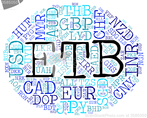 Image of Etb Currency Indicates Exchange Rate And Coin