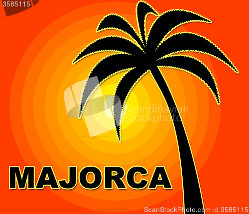 Image of Majorca Holiday Indicates Go On Leave And Heat