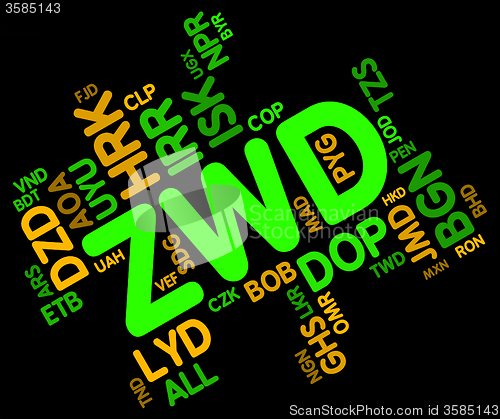 Image of Zwd Currency Represents Forex Trading And Broker