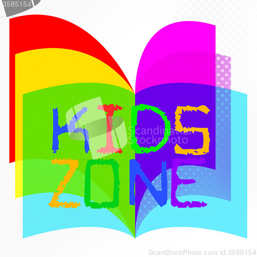Image of Kids Zone Indicates Social Club And Apply