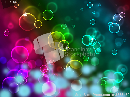 Image of Background Bokeh Shows Abstract Blur And Color