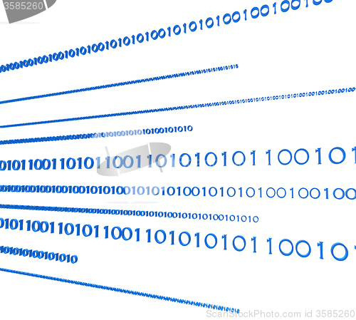 Image of Digital Streaming Shows Global Communications And Computer