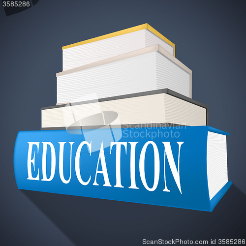 Image of Education Book Represents Non-Fiction School And Educated