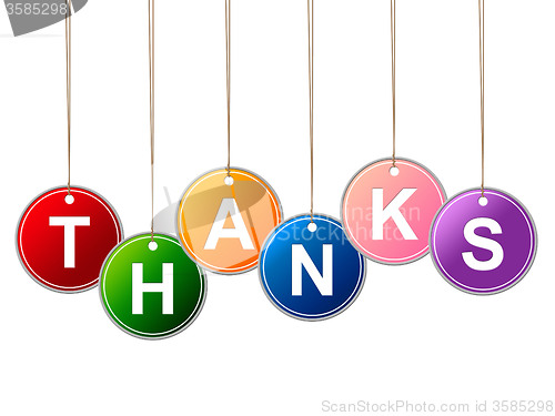 Image of Thank You Shows Many Thanks And Appreciate