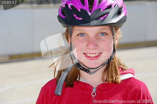 Image of Girl child helmet