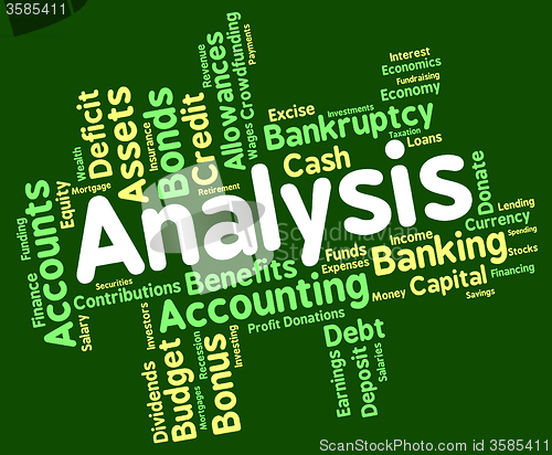 Image of Analysis Word Shows Data Analytics And Analyse