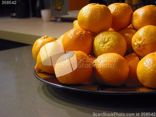 Image of Oranges in a bowl