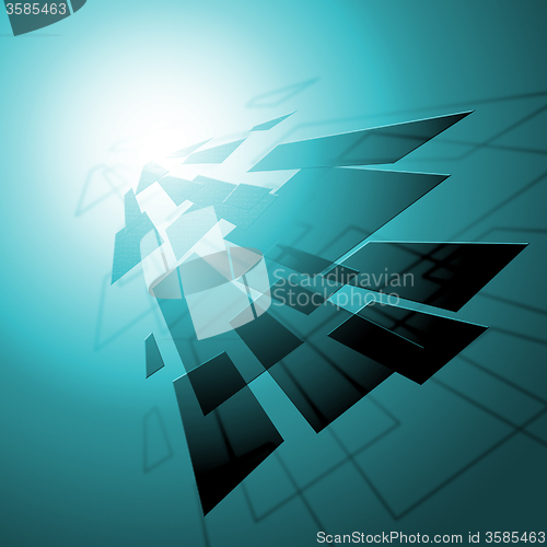 Image of Geometric Style Background Means Grid Pattern Or Geometric Effec