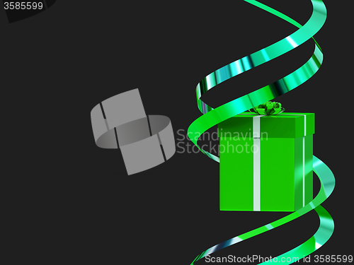Image of Copyspace Giftbox Shows Gifts Blank And Occasion