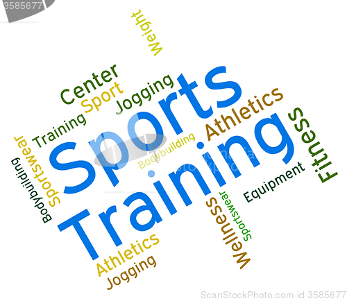 Image of Sports Training Shows Getting Fit And Exercising