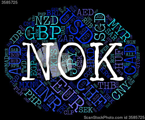 Image of Nok Currency Represents Forex Trading And Exchange