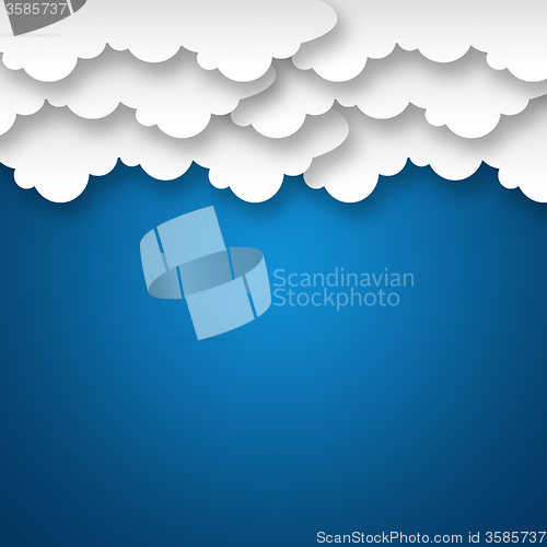 Image of Cloudy Sky Background Shows Cloudy And Stormy Weather\r