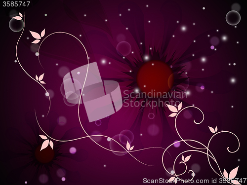 Image of Flower Background Means Bud Blossom And Grow\r