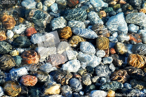 Image of Colorful pebbles