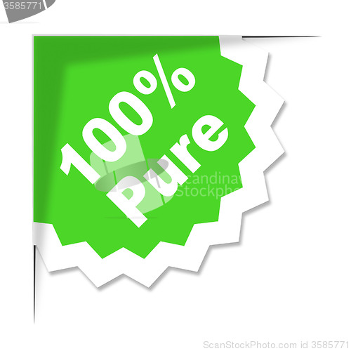 Image of One Hundred Percent Indicates Organic Products And Completely