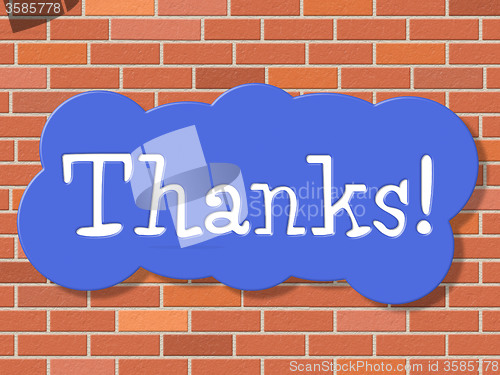 Image of Sign Thanks Means Thankful You And Appreciate