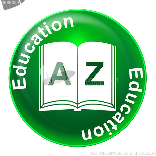 Image of Education Sign Means Educating Educated And Development