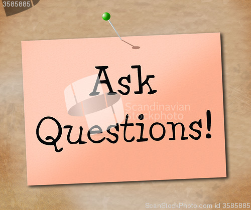 Image of Ask Questions Means Faqs Information And Assistance
