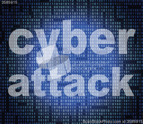 Image of Cyber Attack Represents World Wide Web And Criminal