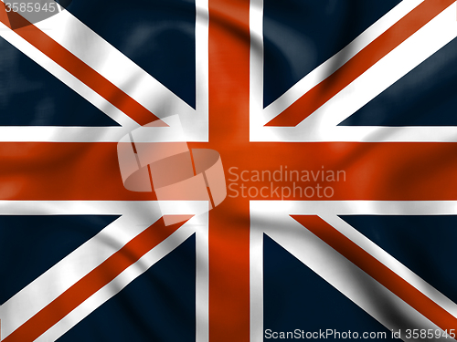 Image of Union Jack Means English Flag And Britain