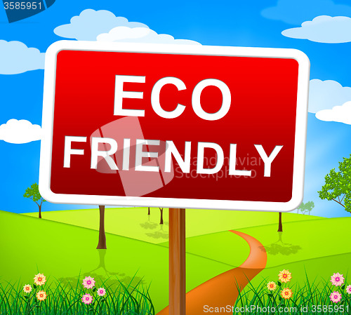 Image of Eco Friendly Indicates Earth Day And Ecological