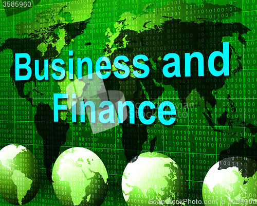 Image of Business And Finance Represents Accounting Company And Earnings