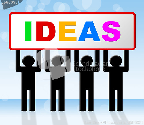 Image of Ideas Idea Means Conception Invention And Innovation