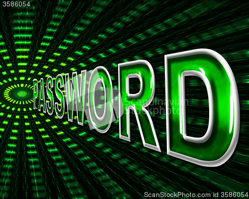 Image of Password Passwords Shows Sign In And Account