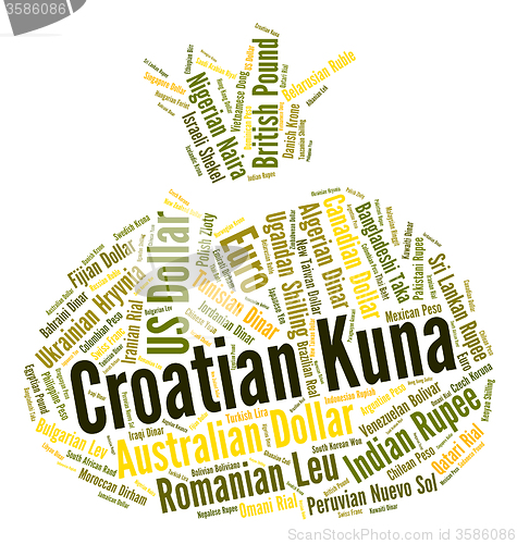 Image of Croatian Kuna Indicates Forex Trading And Coin