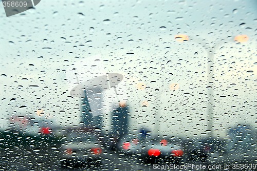 Image of Traffic rainy day
