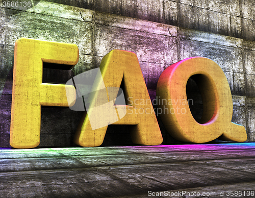 Image of Faq Online Means World Wide Web And Advisor