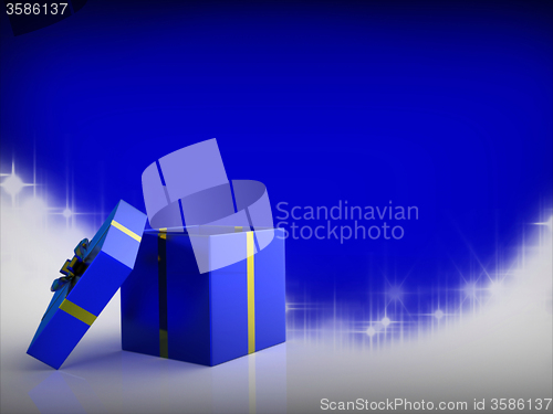 Image of Copyspace Celebrate Means New Year And Box