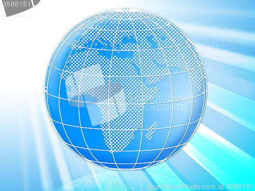 Image of Globe World Means Backgrounds Earth And Global
