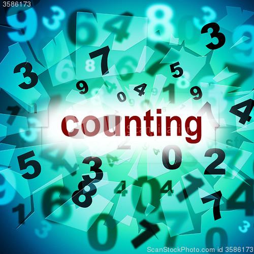 Image of Numbers Counting Represents One Two Three And Learn