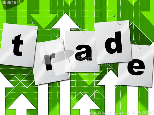 Image of Trading Trade Means Selling Import And Buying
