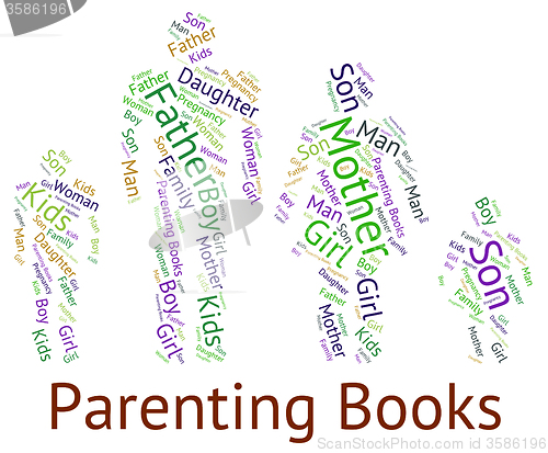 Image of Parenting Books Means Mother And Baby And Studying
