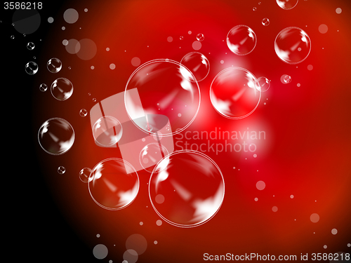 Image of Abstract Bubbles Background Means Creative Soapy Bubbles\r